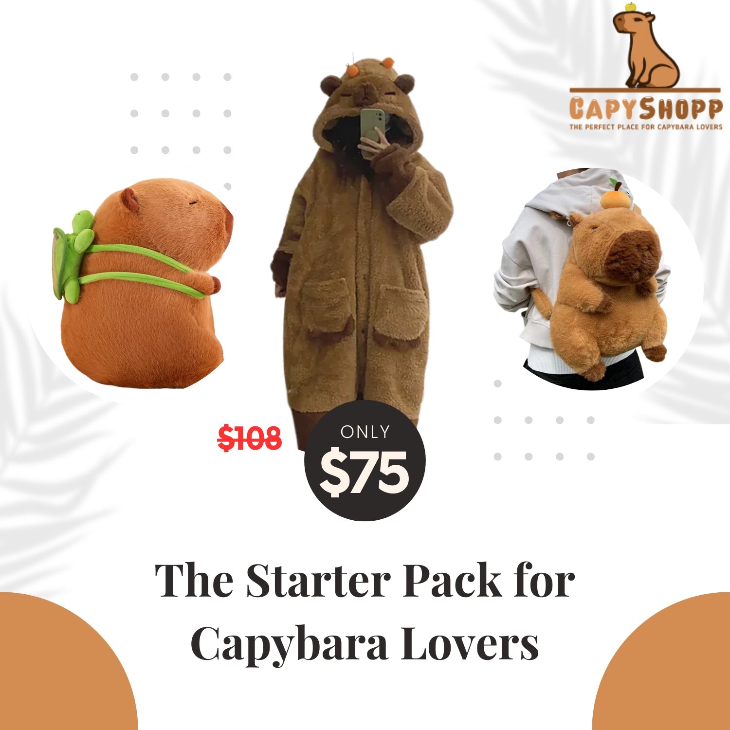Image of Capybara Lover's Dream Bundle: The Ultimate Gift Set for Capybara Enthusiasts
