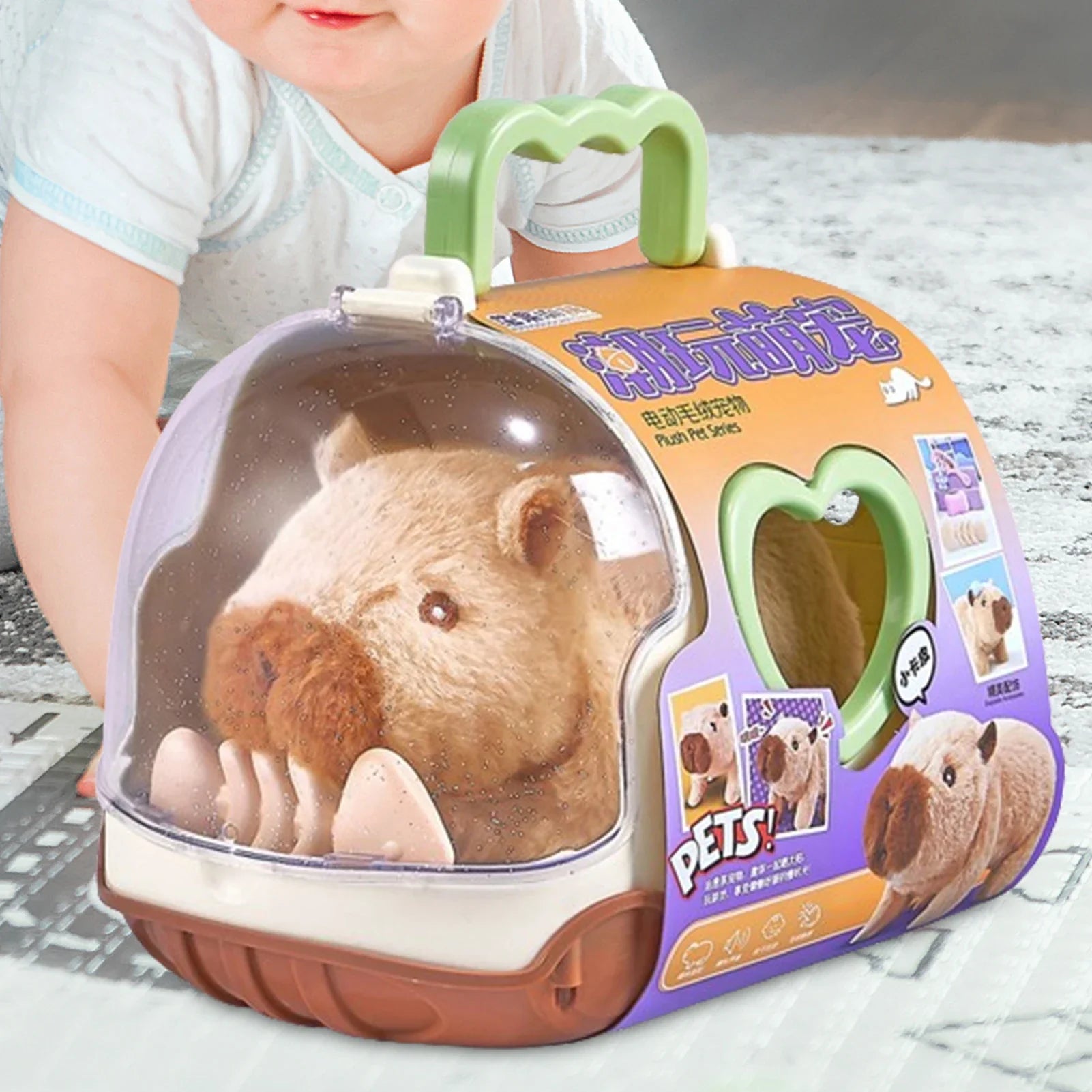 Image of Capybara Buddy Electric Toy: The Ultimate Interactive Pet Experience for Kids