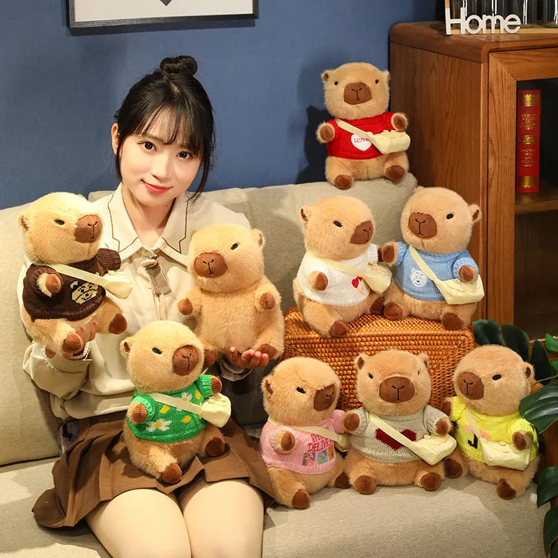Image of Adorable Kawaii Capybara Plush Doll: The Perfect Cuddly Companion for All Ages