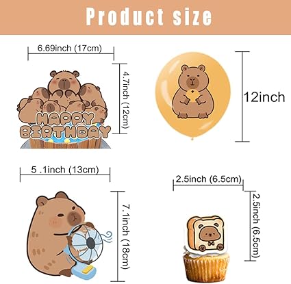Capybara Birthday Bash Set-CapyShopp