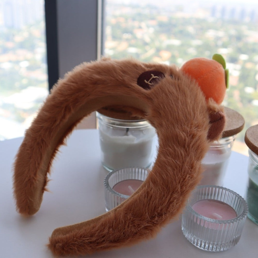 Capybara Plush Headband-CapyShopp