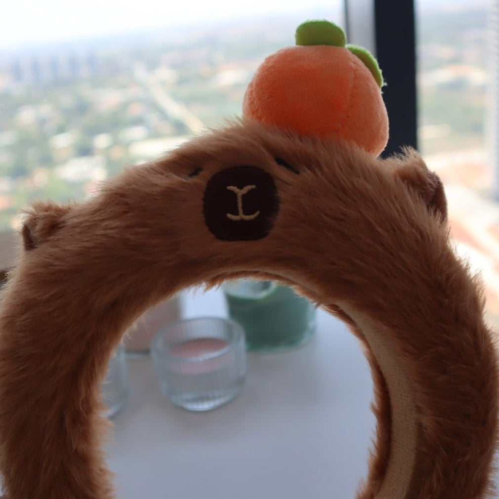 Capybara Plush Headband-CapyShopp