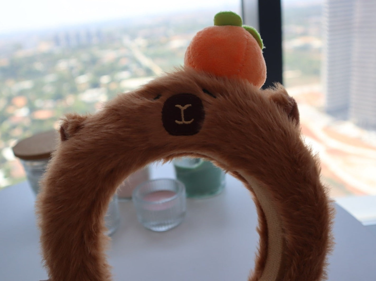 Capybara Plush Headband-CapyShopp