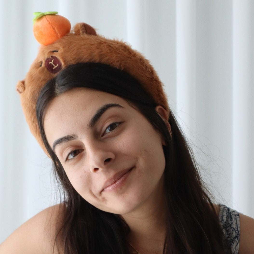 Capybara Plush Headband-CapyShopp