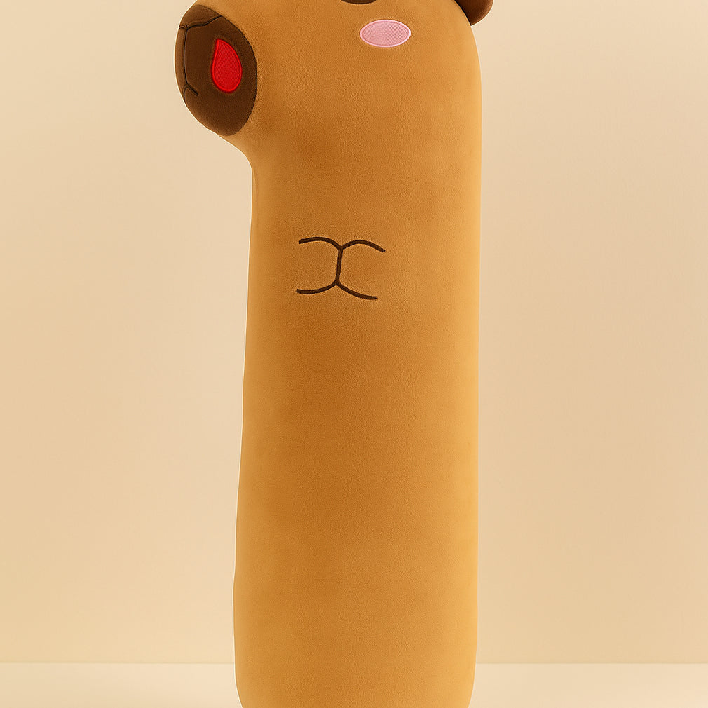 Cute Fluffy Capybara Sleeping Pillow
