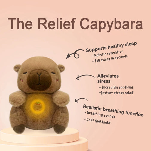 Capybara Calming Buddy Plush-CapyShopp