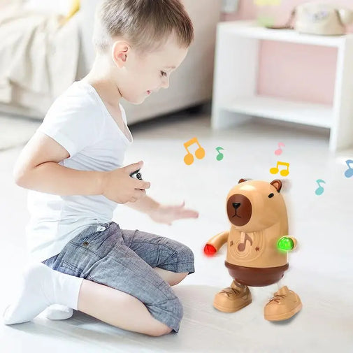 Dancing Capybara Toy with Lights
