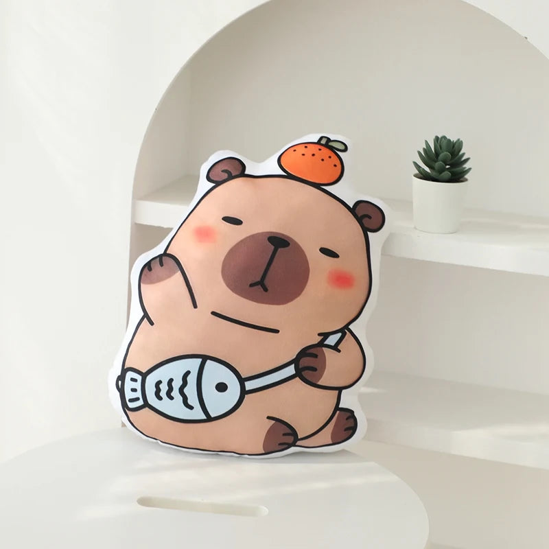 Kawaii Capybara Stuffed Pillow-CapyShopp