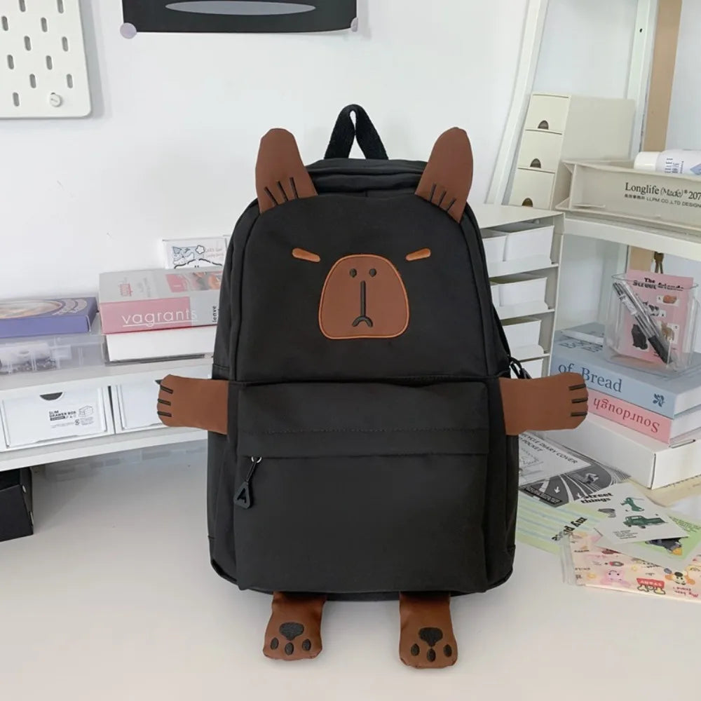 Capybara Buddy Backpack Keychain