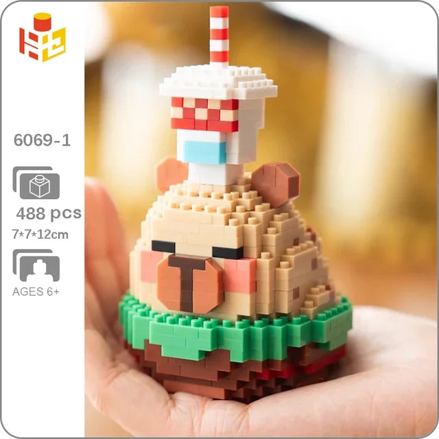 Capybara Craze Mini Block Set-CapyShopp