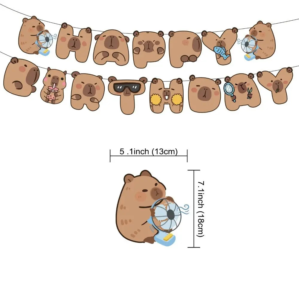 Capybara Birthday Bash Set-CapyShopp