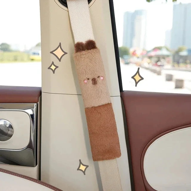 Capybara Plush Car Tissue Holder-CapyShopp