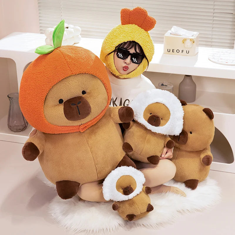 Image of Adorable Capybara Cute Hat Plush: The Perfect Gift for Animal Lovers
