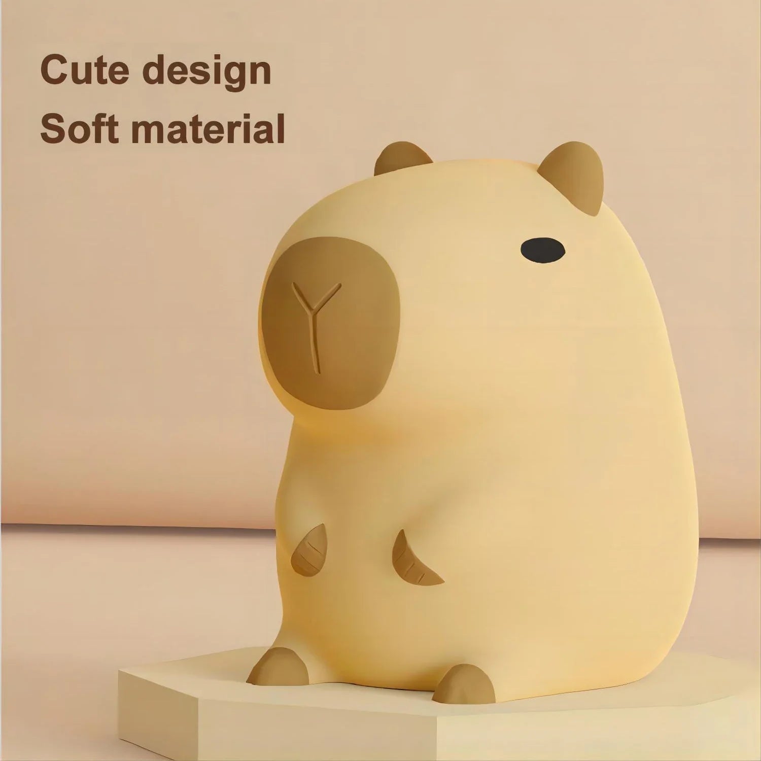 Image of Capybara Night Light: Illuminate Your Space with Adorable Comfort
