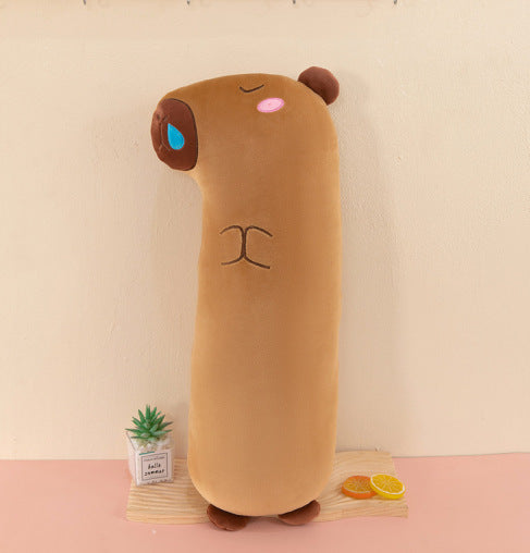 Cute Fluffy Capybara Sleeping Pillow-CapyShopp