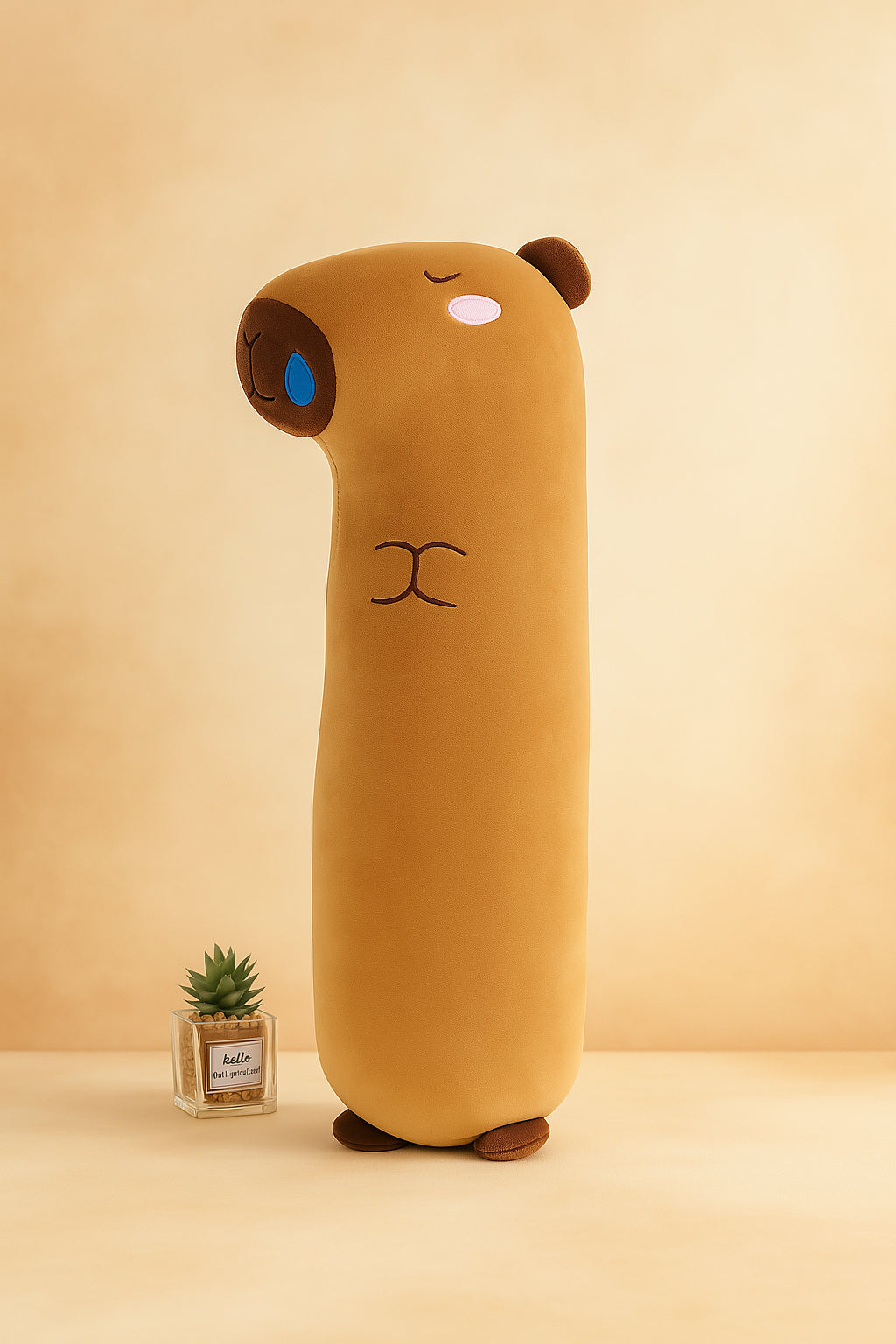 Cute Fluffy Capybara Sleeping Pillow