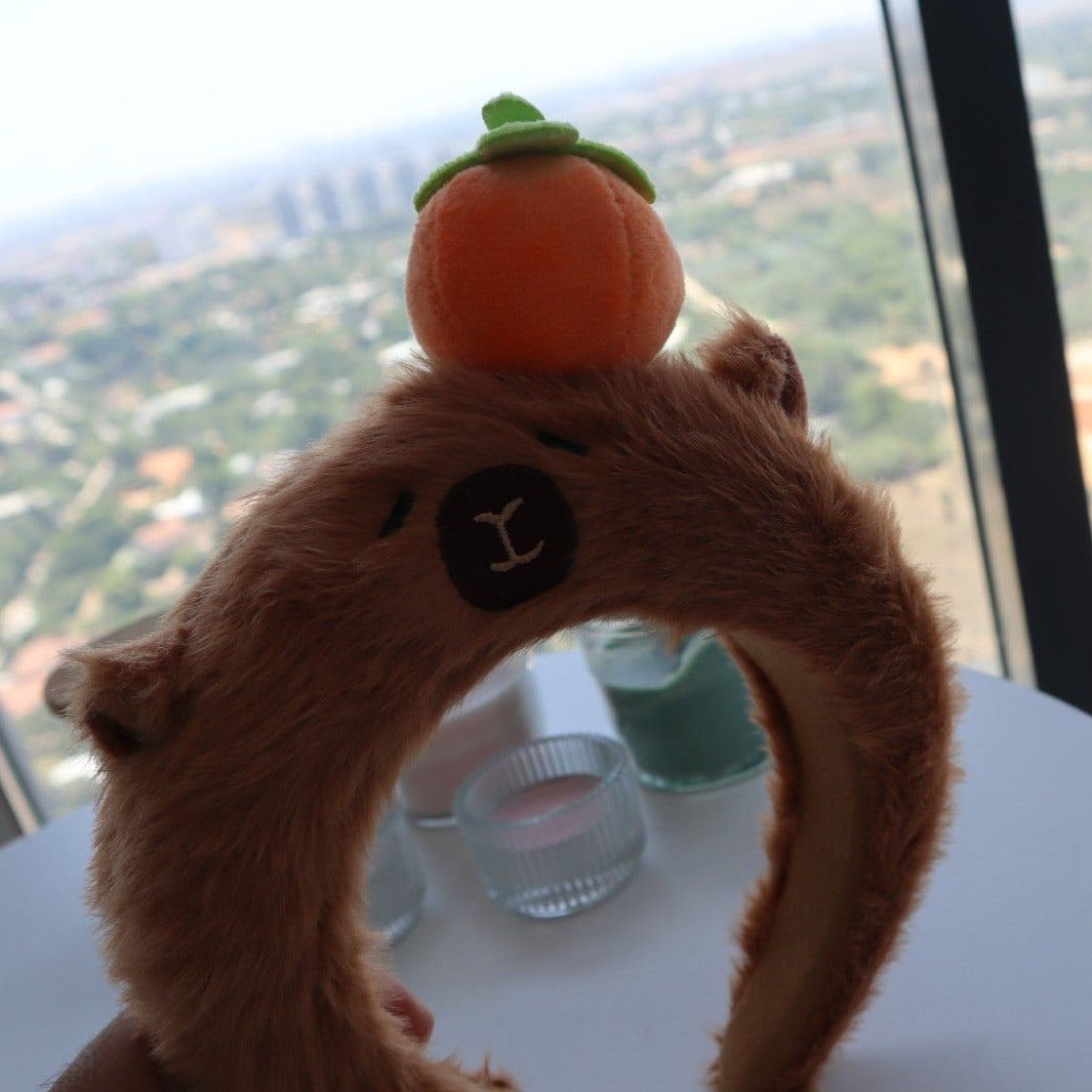 Capybara Plush Headband-CapyShopp