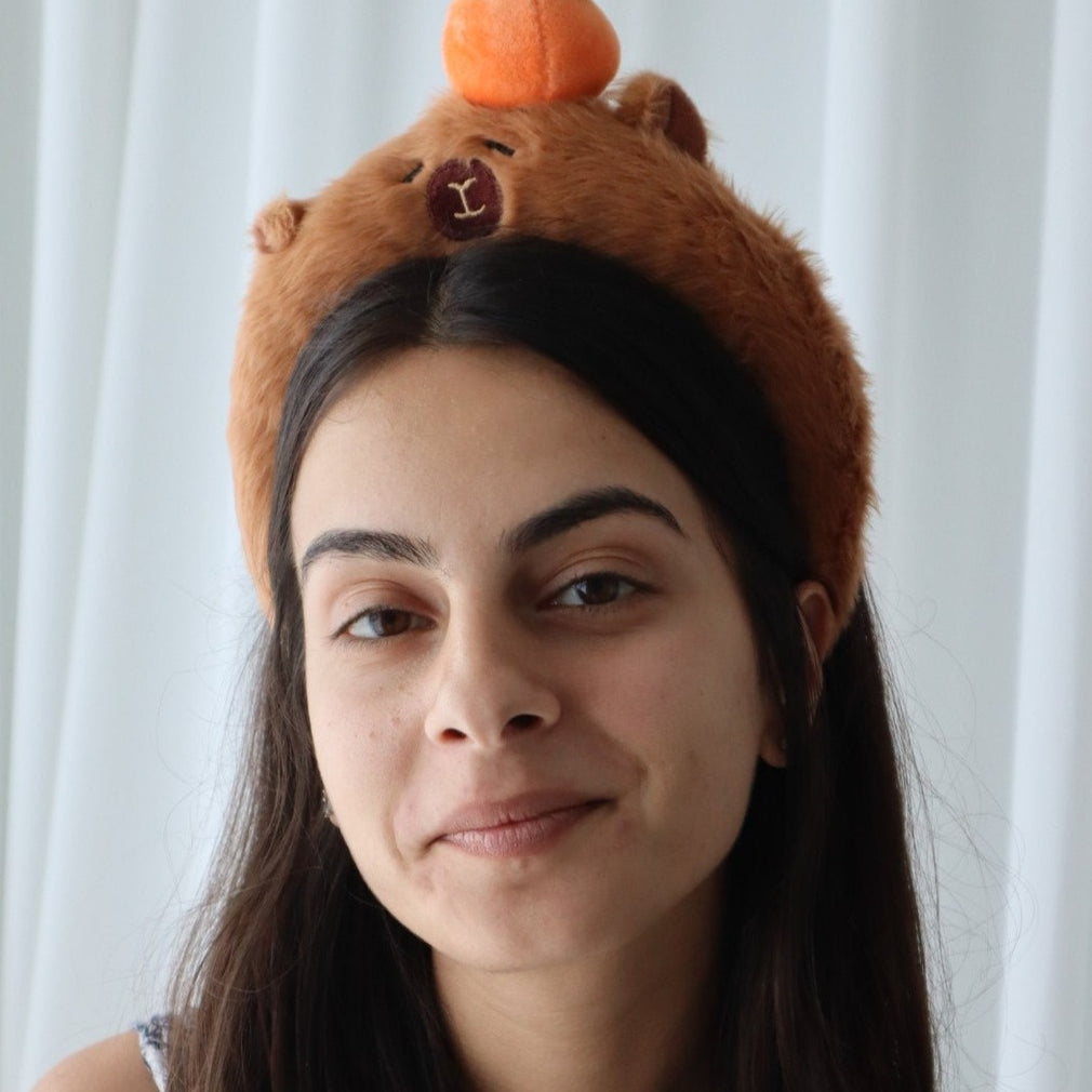 Capybara Plush Headband-CapyShopp