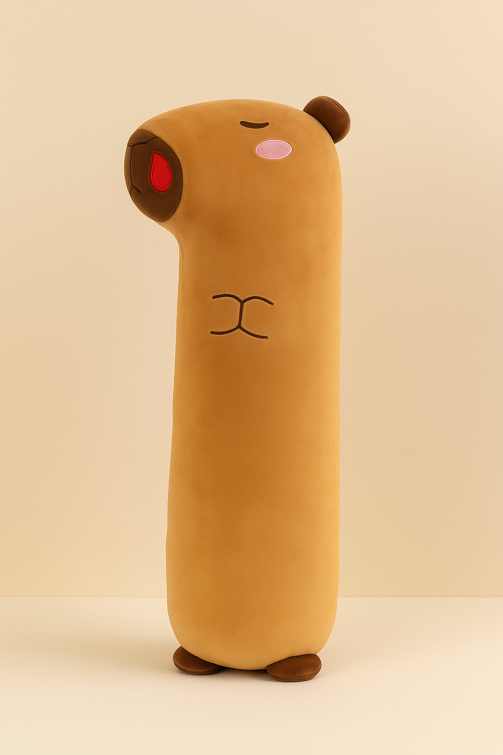 Cute Fluffy Capybara Sleeping Pillow