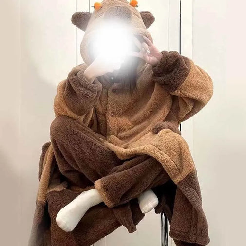  Capybara Pajama Set  Cuddly Capy Cozy Cosplay PJs-CapyShopp