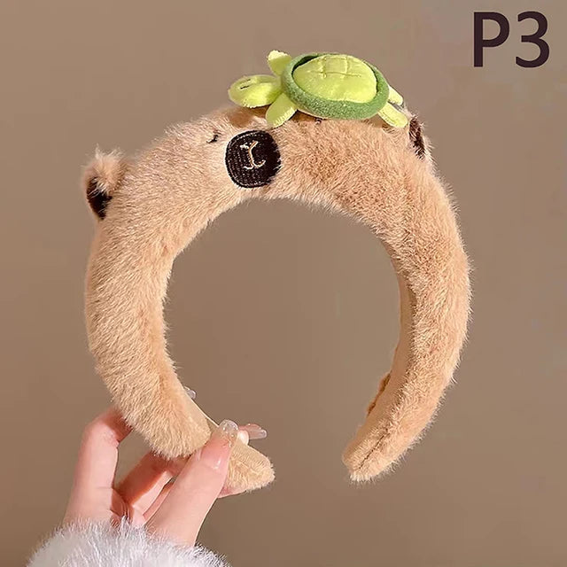 Capybara Plush Headband-CapyShopp