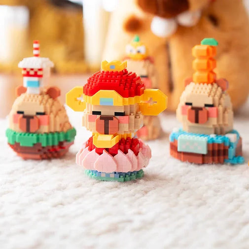 Capybara Craze Mini Block Set-CapyShopp