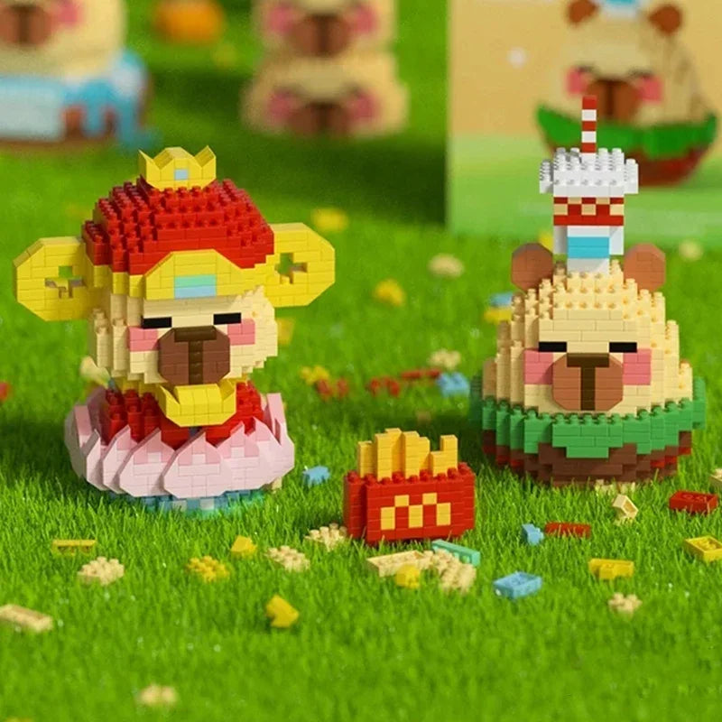 Capybara Craze Mini Block Set-CapyShopp