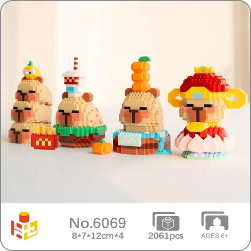 Capybara Craze Mini Block Set-CapyShopp