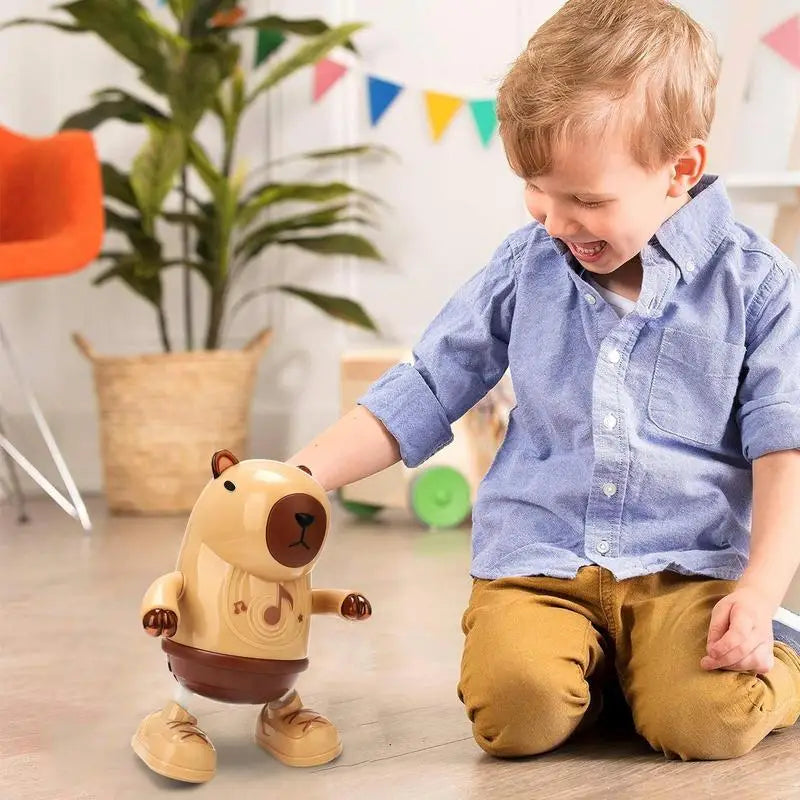 Dancing Capybara Toy with Lights