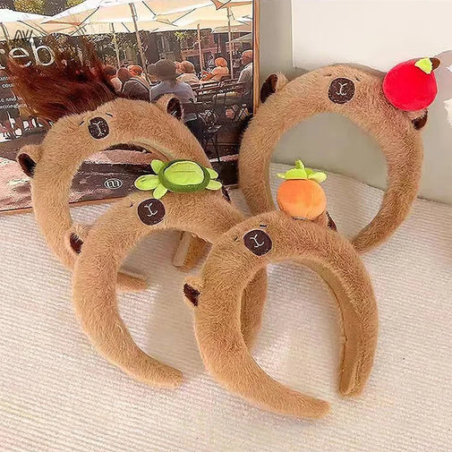 Capybara Plush Headband-CapyShopp